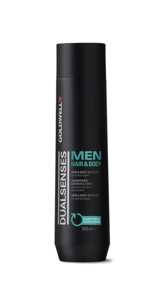 DUALSENSES Men Hair & Body Shampoo, 300 ml