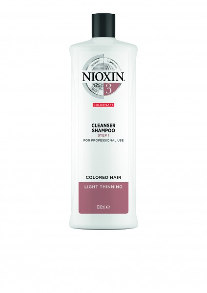 NIOXIN System 3 Cleanser Shampoo für coloriertes Haar - dezent dünner werdendes Haar 300ml