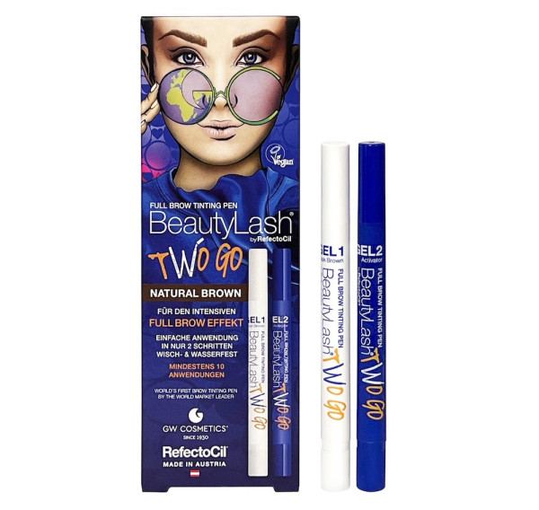 RefectoCil Full Brow Tinting Pen TWO GO Natural Brown