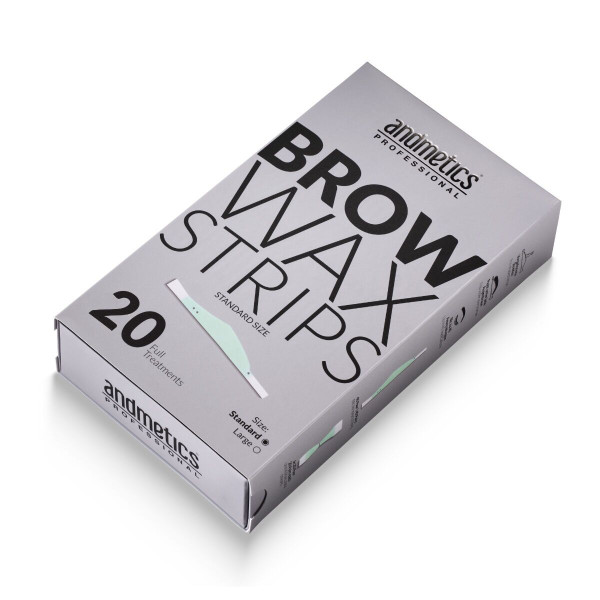 Andmetics Brow Wax Strips 20 Paar standard 20 Paar universal