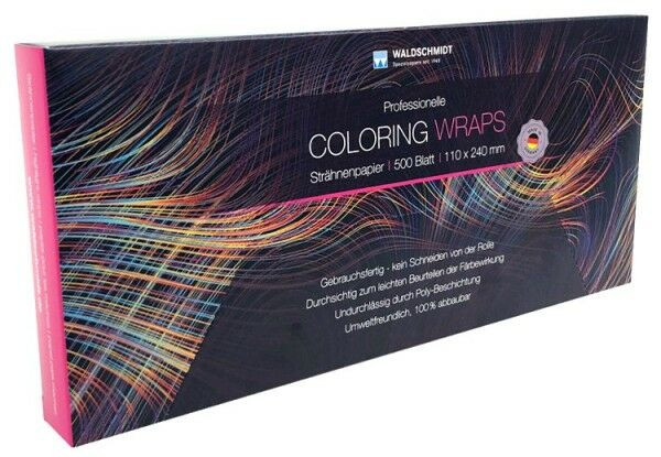 Coloring Wraps Strähnenpapier 110x240mm 500 Blatt