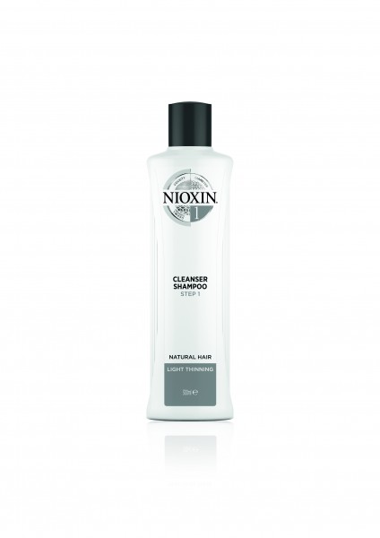 NIOXIN System 1 Cleanser Shampoo für naturbelassenes Haar - dezent dünner werdendes Haar 300ml