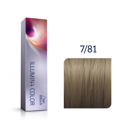 Wella Illumina Color 7/81 mittelblond/perl-asch 60ml