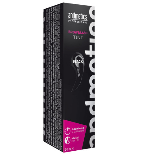 andmetics Brow & Lash Tint Black 20 ml